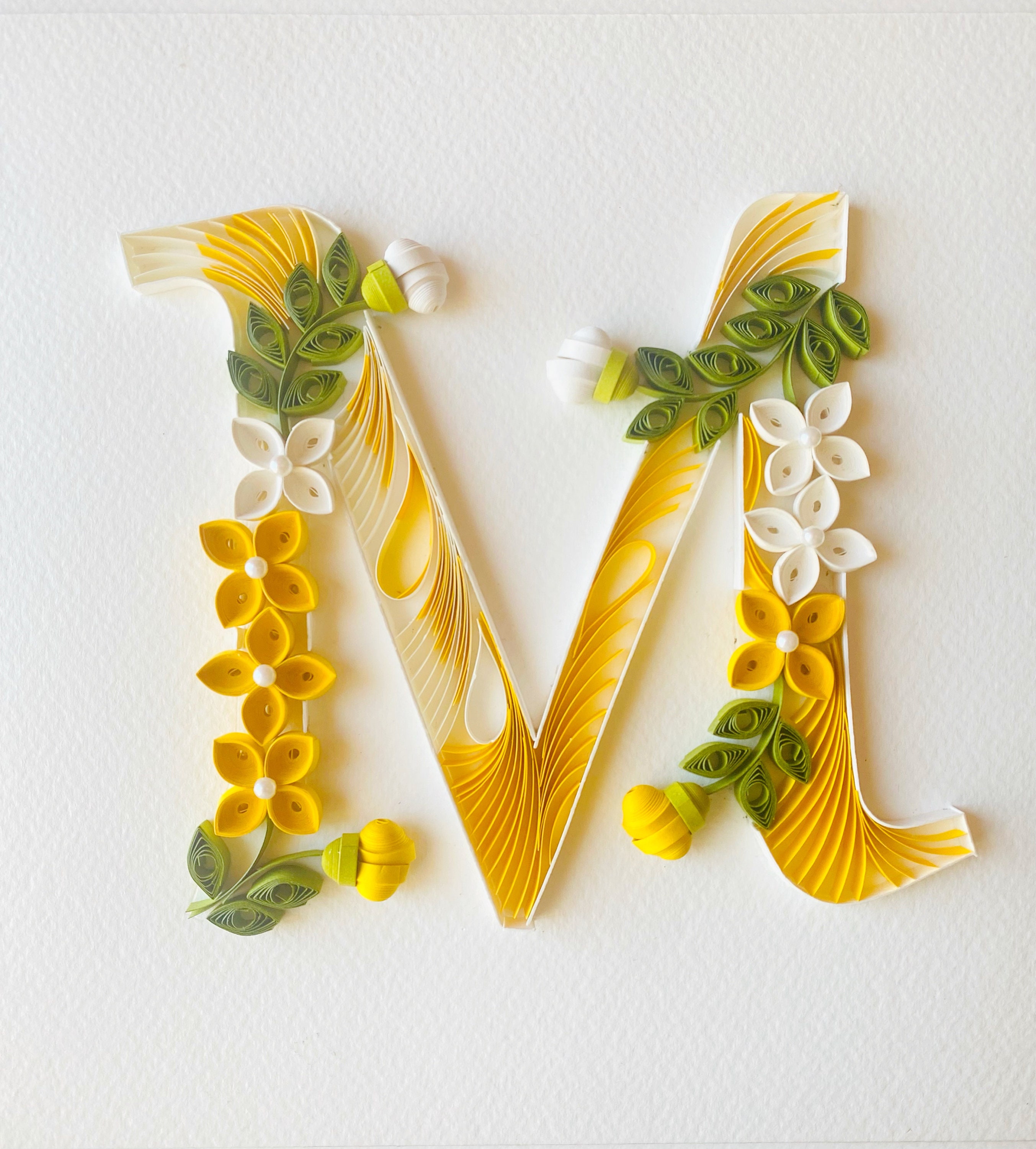 Quilling Video Digital Download Learning of Initial M How to - Etsy