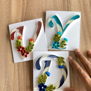 Set of 3 Quilling Valentines Note Cards with Boxed Envelopes, Valentine Cards for Friends, Heart Shape Card, love Card, Card for Friends