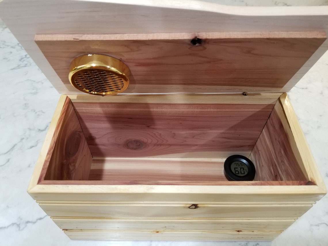 Humidor made from reclaimed wood Etsy