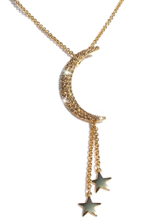 Sex and the City Inspired Moon Necklace 