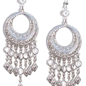 Streets Of Soho Edie Sedwick Inspired chandelier earrings