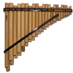 Chromatic 44 Pipes Zampoña Pan Flute - Piano Keyboard