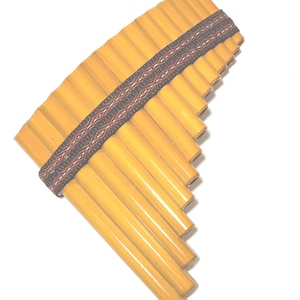 Pan Flute Beginner Handmade Natural Bamboo Tunable