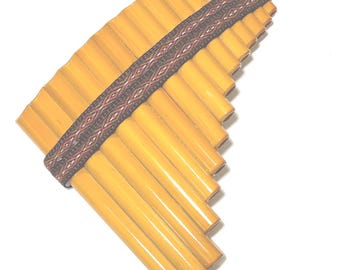 Panfluit beginner handgemaakt natuurlijk bamboe stembaar