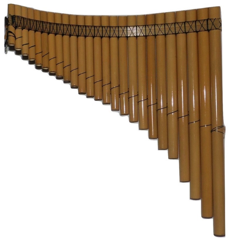 Semiprofessional 25 Bamboo Pan Flute Etsy