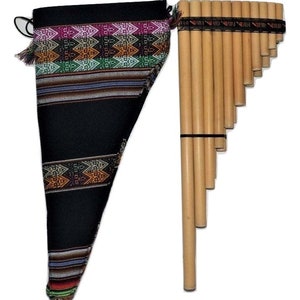 Professional 21 Pipes Siku Zampoña Marimacha Pan Flute - Ramos- Shipping from USA