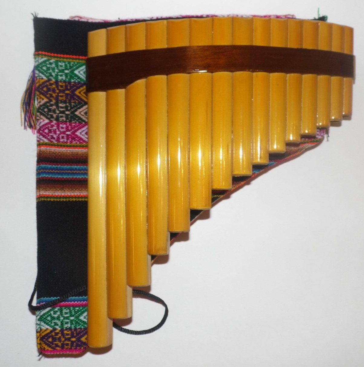 Exclusive Design 15 Pipes Peruvian Pan Flute Case Included Etsy