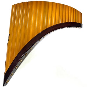 Professional Alto 22 Pipes Bamboo Pan Flute  - Case Included