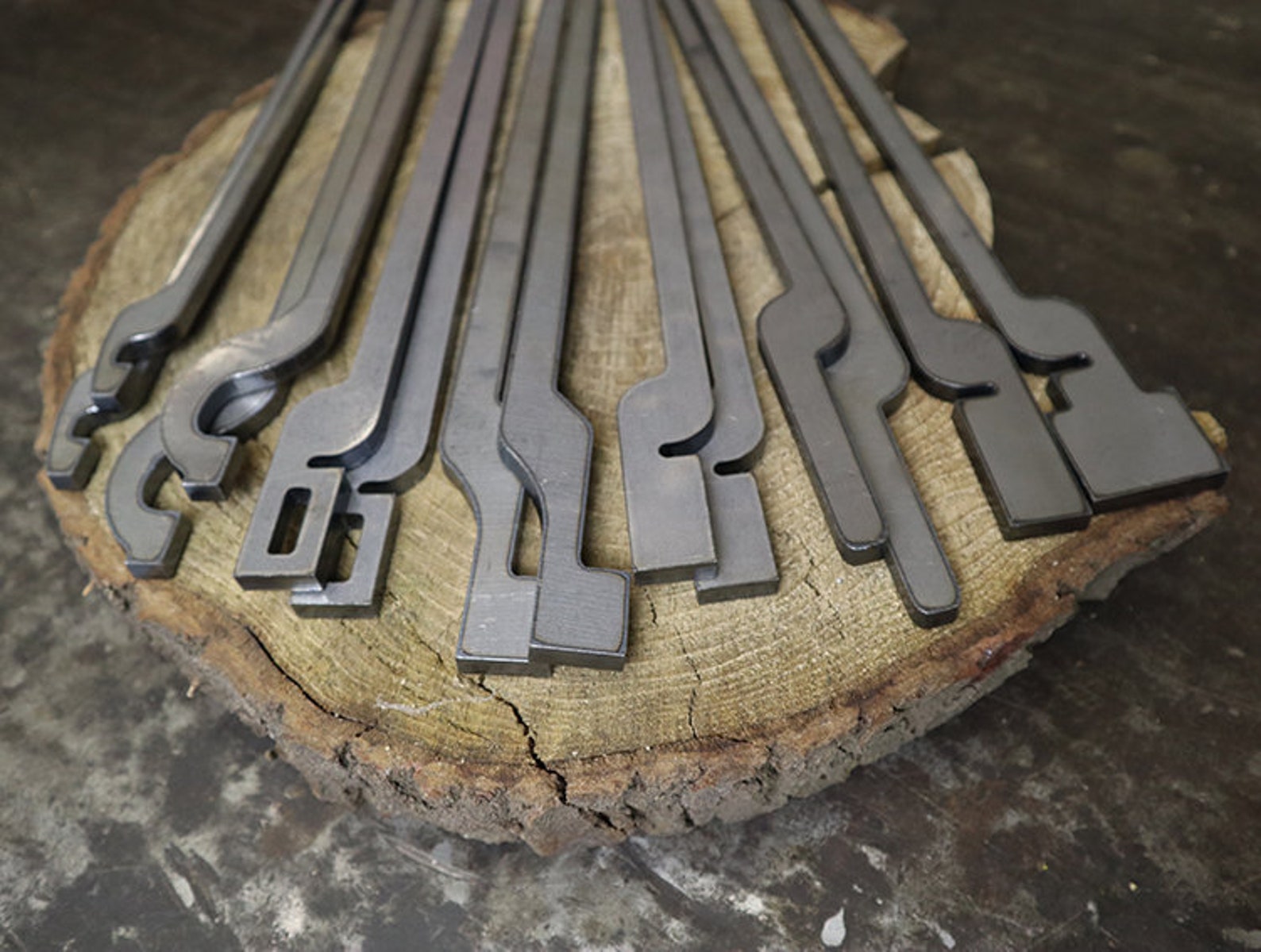 Blacksmith Tongs Blanks Set of 7 by Fasttongs Tong Etsy UK