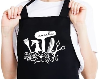 Hairdresser apron Stylist apron Custom hairdresser gift apron Beauty salon apron Beautician gift