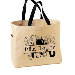 Teacher Tote Bag - Personalized Teacher Gift Gift for Teacher - Custom Teacher bag - Custom gift for teacher - Teacher Gift