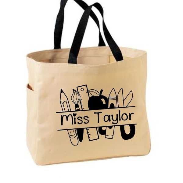 Teacher Tote Bag - Personalized Teacher Gift Gift for Teacher - Custom Teacher bag - Custom gift for teacher - Teacher Gift