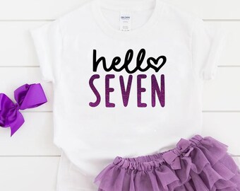 Seven Birthday Shirt - 7 Birthday tee