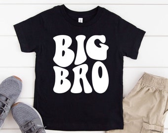 Big Bro Retro shirt - Big brother baby Announcement - Sibling shirt - Pregnancy announcement - Promoted to Big Brother Shirt