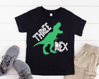 3rex Dinosaur shirt, Three Rex Birthday boy shirt, Dinosaur birthday shirt, 3rd birthday gift, three rex shirt, dinosaur birthday theme