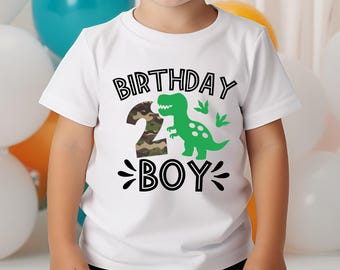 Birthday Boy Dino Shirt