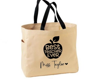 Teacher Tote Bag - Personalized Teacher Gift Gift for Teacher - Custom Teacher bag - Custom gift for teacher - Teacher Gift