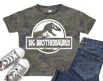 Big Brothersaurus shirt, Big Brother Shirt,  Big Brother T-Shirt, Big Bro Shirt, Baby Announcement, Promoted big brother