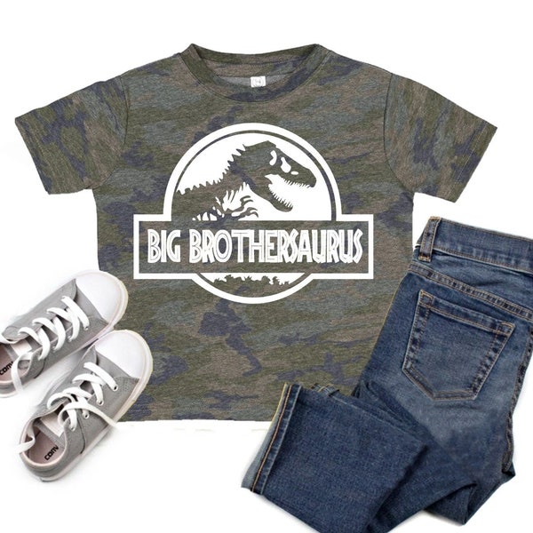 Big Brothersaurus shirt, Big Brother Shirt,  Big Brother T-Shirt, Big Bro Shirt, Baby Announcement, Promoted big brother