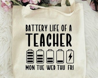 Funny teacher tote bag, Funny teacher Gift idea, Gift for Teacher, Teacher appreciation Gift