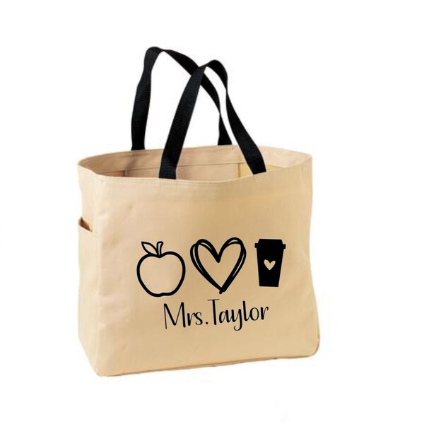 Teacher Tote Bag - Personalized Teacher Gift Gift for Teacher - Custom Teacher bag - Custom gift for teacher - Teacher Gift