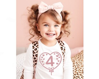 4th Birthday Girl shirt, girl birthday shirts, 4th Birthday Shirt, Fourth Birthday girl, Birthday girl