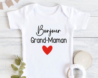 Grand-Maman Grand-Papa baby announcement / Pregnancy announcement / Grandparents announcement / annonce de grossesse grandparent