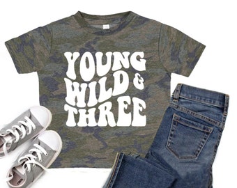 3rd Birthday shirt, third Birthday Shirt, Third Birthday gift, 3rd Birthday boy, Baby boy birthday, Camo shirt boy, 3 Birthday shirt