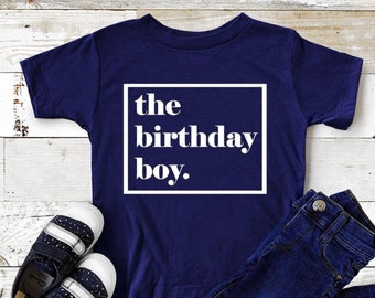 The Birthday Boy shirt, Birthday Shirt for boy, Toddler Birthday  shirt, Baby Boy Birthday Shirt