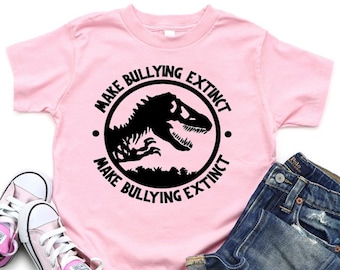 Pink Shirt Day, No Bullying shirt, Stop bullying, Make bullying Extinct, Antibullying shirt, Kind Shirt, Kindness shirt*Upgrade at checkout*