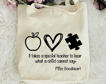 Autism educator gift - Autism awareness bag