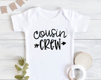 Cousin Crew Baby bodysuit - Cousins Baby outfit - Baby Cousin - Cute Cousin crew bodysuit - Cousin Shirt - promotee to cousin