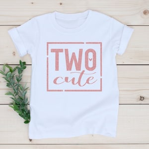 Chemise 2e anniversaire - Chemise deuxième anniversaire - Deux chemises mignonnes - Cadeau pour 2e anniversaire - 2e anniversaire -
