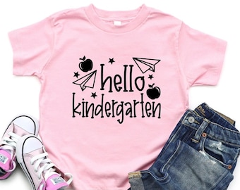 Kindergarten shirt, First Day of School, Back to school, Kindergarten shirt, Kids First Day of School Shirt, Cute Kindergarten shirt