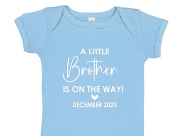 Baby Boy announcement bodysuit