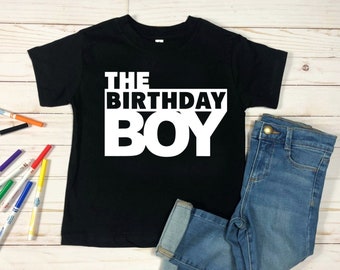 La chemise d'anniversaire pour garçon, chemise d'anniversaire pour garçon, chemise d'anniversaire pour tout-petit, chemise d'anniversaire pour bébé garçon