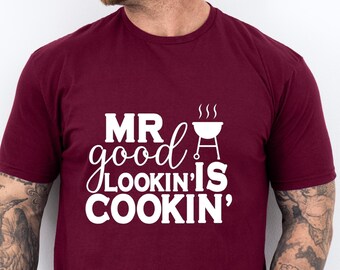 BBQ Dad Gift - Grill Master Shirt - Funny Shirt for dad - Chef Gift Idea