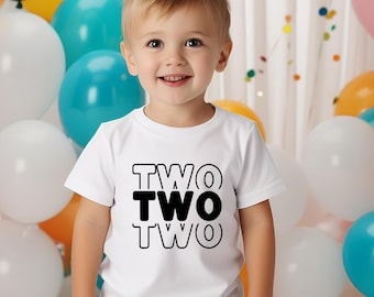 Two birthday shirt - Second Birthday Tee