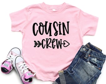 Cousin Crew Kids Shirt, Cousin Shirt, Cousin Baby clothes, New to the cousin family, Promoted cousin