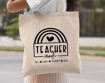 Teacher Gift - Gift for Teacher - Teacher Tote Bag - Tote Bag for Teacher - Teaching School Gift