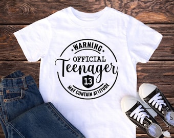 13th birthday shirt, Officially teenager birthday, 14th Birthday boy, Teenager birthday, Teenager birthday boy