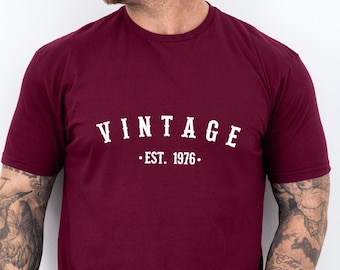 Men's vintage 1976 shirt - Vintage Birthday shirt 70's Men's shirt