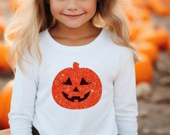 Pumpkin tee for girls