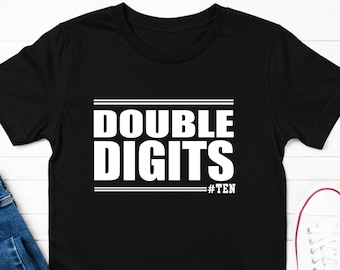 Double Digits 10th Birthday shirt