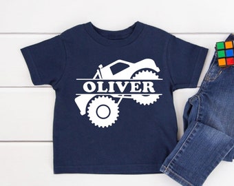 Custom Monster Truck Shirt / Custom Truck with name / Personalized shirt with name / birthday boy shirt / Custom Truck Shirt /