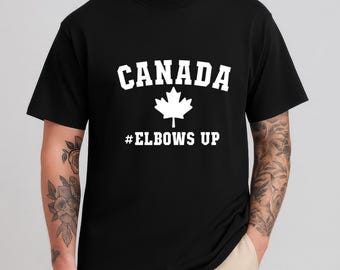 Canada Shirt, Canadian TShirt, Elbows Up Canadian shirt, Canada Day Gift, Canada Souvenir, Gift For Canadian, Maple Leaf shirt