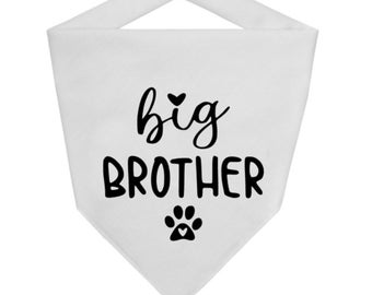 Big Brother Dog Bandana - Baby announcement Bandana - Big Brother Bandana - Pregnancy announcement