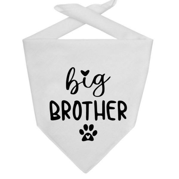 Big Brother Dog Bandana - Baby announcement Bandana - Big Brother Bandana - Pregnancy announcement