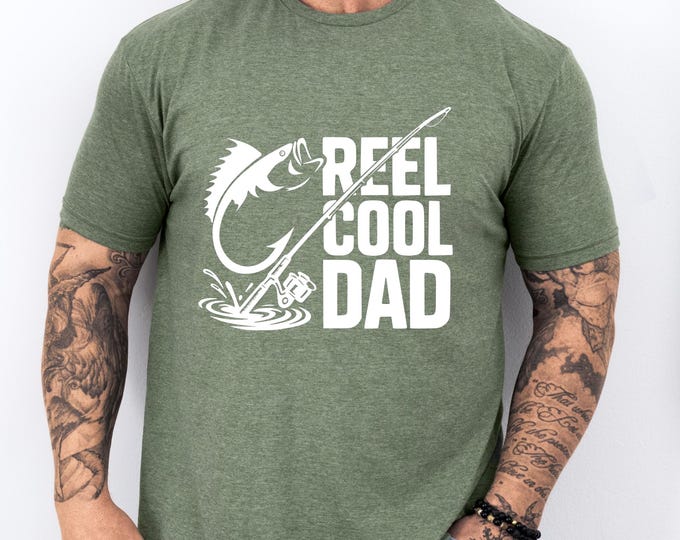 Featured listing image: Reel Dad Fishing Shirt - Fisherman Father's Day Tee