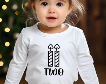 Second birthday baby shirt